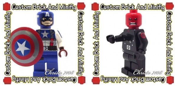 Christo - Custom Captain America & Red Skull