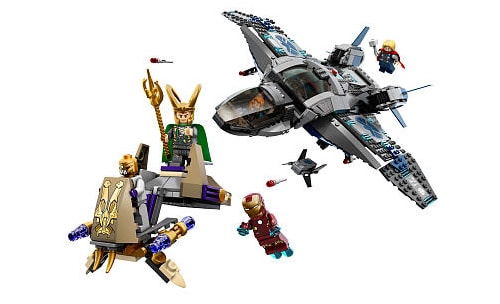 LEGO Super Heroes 6869 Quinjet loftbardagi