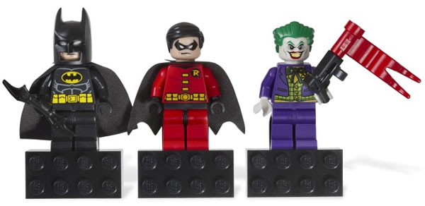 853431 LEGO Super Meroes Magnets - Batman, Red Robin & The Joker