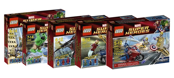 Marvel Arwyr Super LEGO 2012