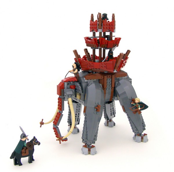 LEGO Lord of the Rings - Oliphant par Legohaulic