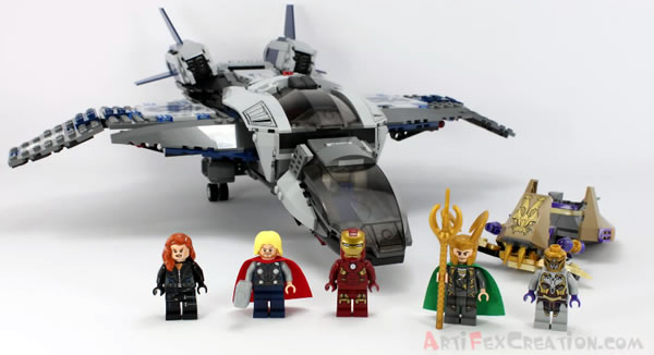 LEGO Super Heroes Marvel - 6869 Quinjet loftbardagi