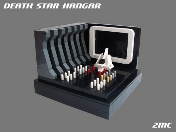 Death Star Hangar z dvema kofeinama