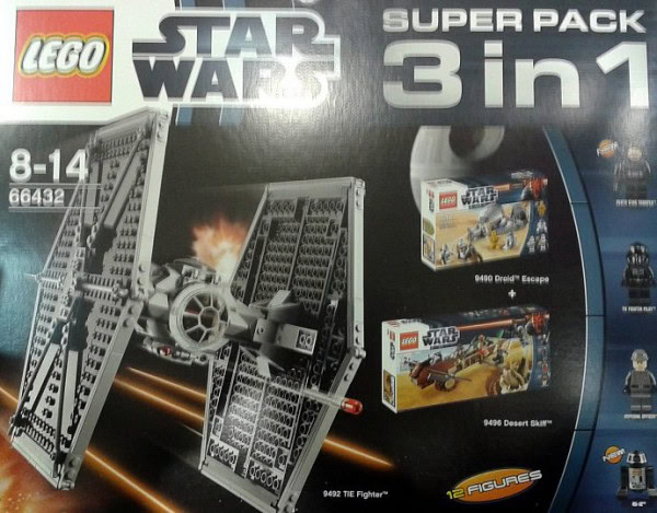 66432 LEGO Star Wars Super Pack 3en1 66432 LEGO Star Wars Super Pack 3en1