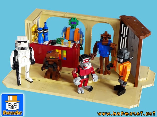 LEGO Kenner Mos Eisley Cantina prototype par BaronSat