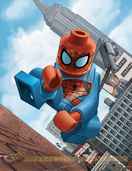 Amazing‬ Spider-Man #546 LEGO variant cover