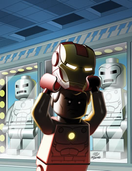 LEGO Marvel Variant Cover - Avengers AI #4