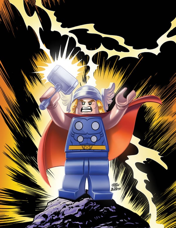 LEGO Marvel Variant Cover - Avengers #21