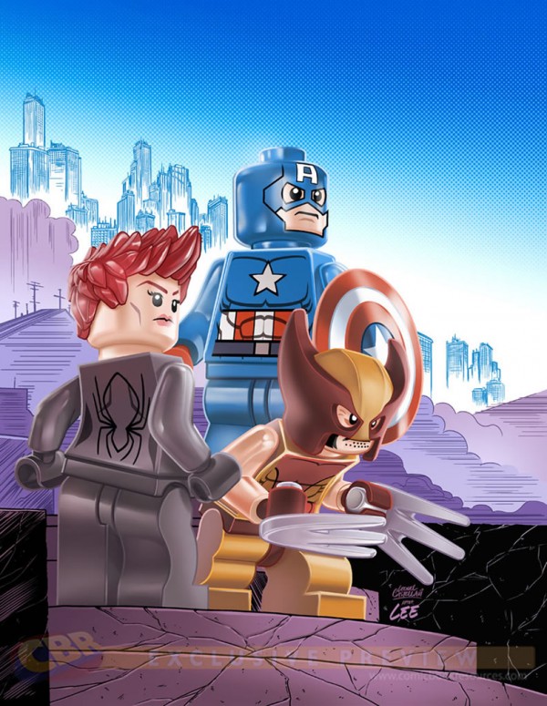 LEGO Marvel Variant Cover -  Uncanny Avengers #12