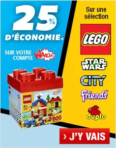 25% d’économies sur les produits LEGO chez Auchan 25% d’économies sur les produits LEGO chez Auchan