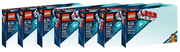 The LEGO Movie packaging The LEGO Movie packaging