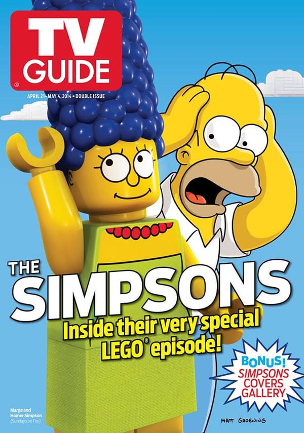 cover tvguide the simpsons