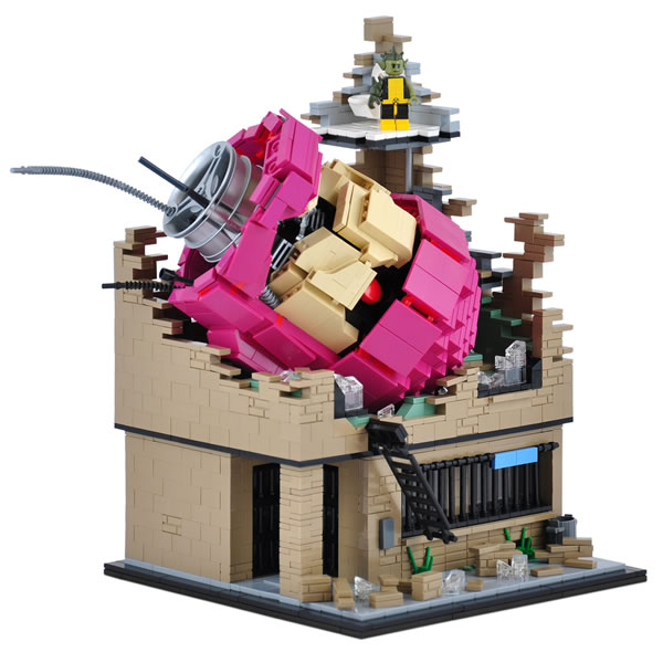 X-Men Anole vs. Sentinel (par Xenomurphy)