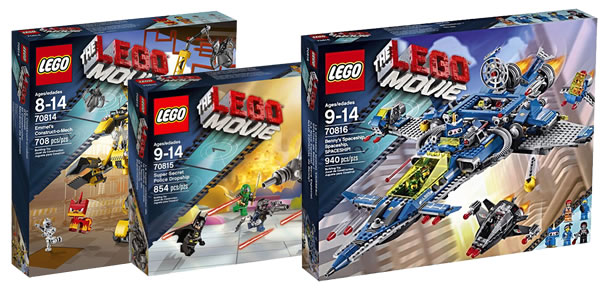 ▻ Lego Movie: 70814, 70815 및 70816 세트의 공식 가격 - Hoth Bricks