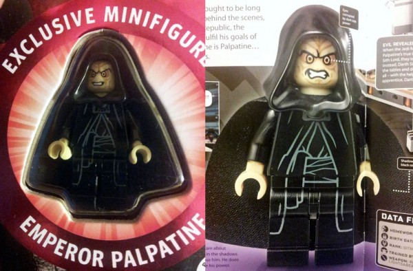 LEGO Star Wars The Dark Side : Exclusive Emperor Palpatine minifig
