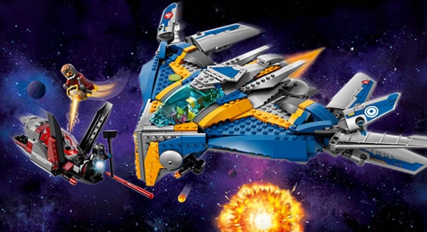 LEGO Guardians fo the Galaxy 76021 The Milano Spaceship Rescue