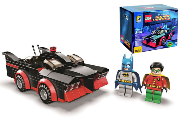SDCC 2014 LEGO Super Heroes DC Comics Classic TV Series Batmobile Exclusive