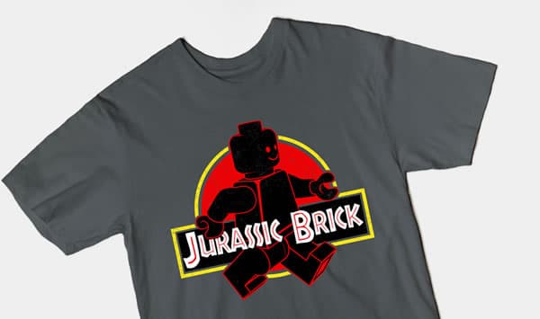 jurassic brick tee shirt