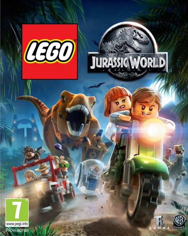 LEGO Jurassic World videojáték borító