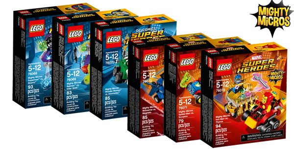 LEGO Mighty Micros DC Comics & Marvel : pas d'inflation du prix public