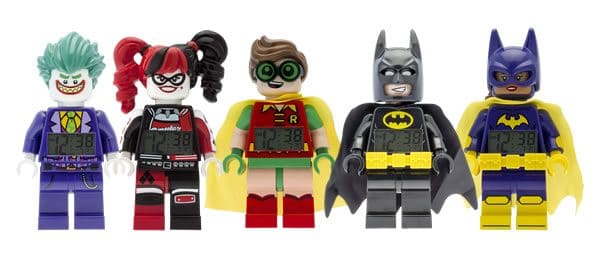 Produits dérivés : Cinq nouveaux réveils The LEGO Batman Movie Produits dérivés : Cinq nouveaux réveils The LEGO Batman Movie
