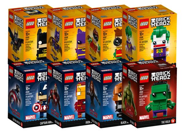 LEGO BrickHeadz : Les visuels officiels de la première vague LEGO BrickHeadz : Les visuels officiels de la première vague