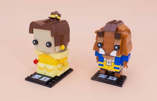 LEGO BrickHeadz 41595 Belle et 41596 Beast