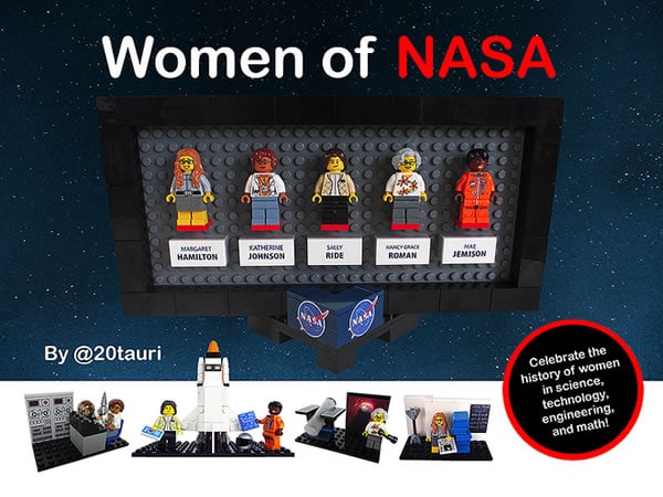 लेगो विचार नासा की महिलाएं