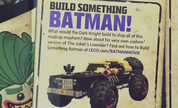 Envie d'assembler le Bat-Lowrider vu dans le LEGO Club Magazine ?