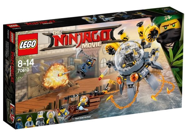 The LEGO Ninjago Movie (70610 Flying Jelly Sub) The LEGO Ninjago Movie (70610 Flying Jelly Sub)