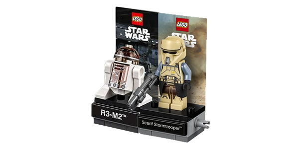 LEGO Star Wars 40268 R3-M2 & 40176 Scarif Stormtrooper