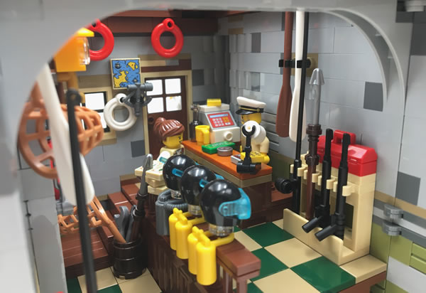 Idei LEGO 21310 Magazin vechi de pescuit