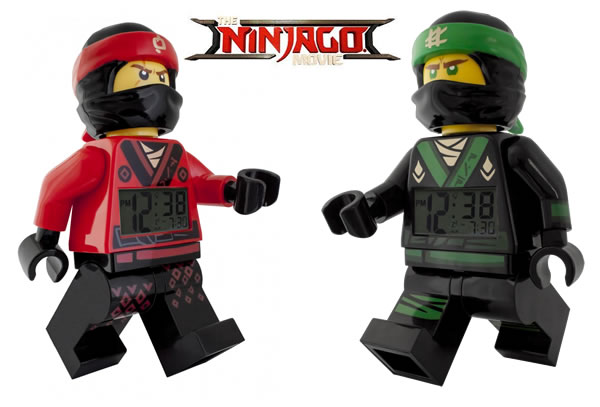 The LEGO Ninjago Movie - Kai & Lloyd LEGO Alarm Clocks The LEGO Ninjago Movie - Kai & Lloyd LEGO Alarm Clocks