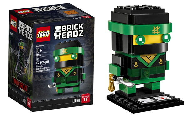 The LEGO Ninjago Movie BrickHeadz 41487 Lloyd Garmadon The LEGO Ninjago Movie BrickHeadz 41487 Lloyd Garmadon