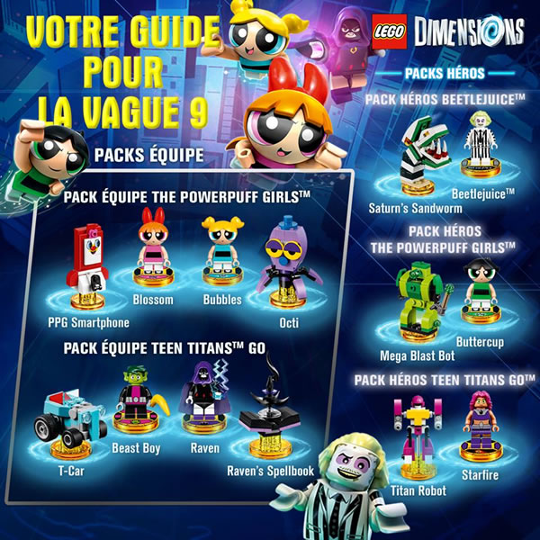 LEGO Dimensions : Les nouveaux packs d'extension sont disponibles
