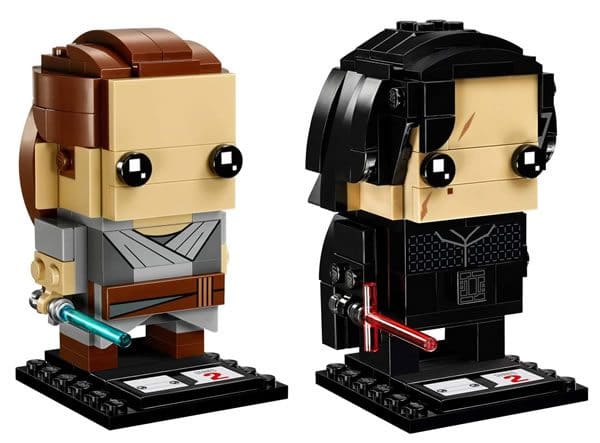LEGO Star Wars BrickHeadz - 41489 Rey & Kylo Ren