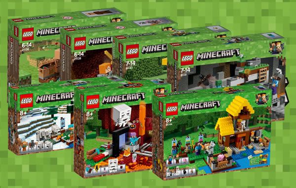 Nouveautés LEGO Minecraft 2018 : premiers visuels 
