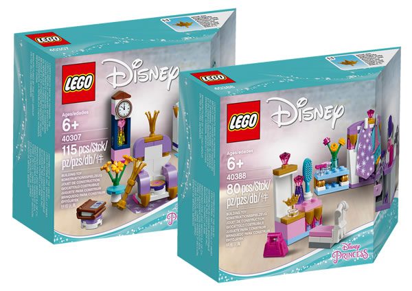 Nouveautés 2018 : LEGO Disney Princess 40307 Castle Interior Kit & 40388 Mini-Doll Dress-Up Kit Nouveautés 2018 : LEGO Disney Princess 40307 Castle Interior Kit & 40388 Mini-Doll Dress-Up Kit