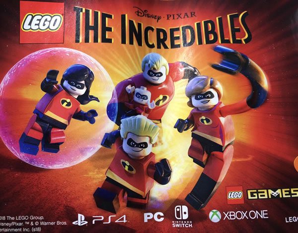Jeu vidéo LEGO The Incredibles : Bientôt sur PS4, PC, XBox One et Nintendo Switch Jeu vidéo LEGO The Incredibles : Bientôt sur PS4, PC, XBox One et Nintendo Switch