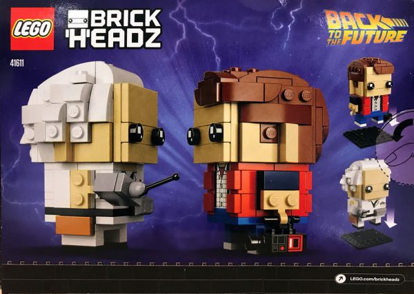LEGO BrickHeadz 41611 Marty McFly Doc Brown premiers 