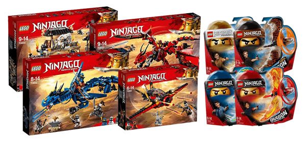 Novi LEGO Ninjago za drugo polovico leta 2018: nekaj vizualnih elementov