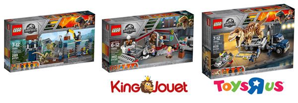 LEGO Jurassic World Fallen Kingdom Einzelhandels-Exklusivprodukte