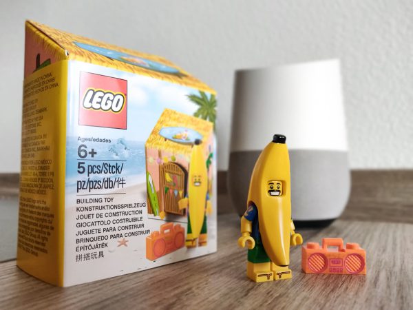Sur le Shop LEGO : 5005250 Party Banana Minifigure offert dès 30 € d'achat