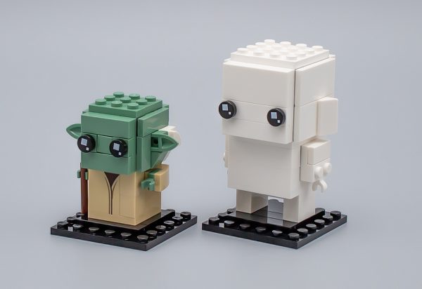 LEGO BrickHeadz 41627 Luke Skywalker & Yoda, 41628 Princess Leia et 41629 Boba Fett