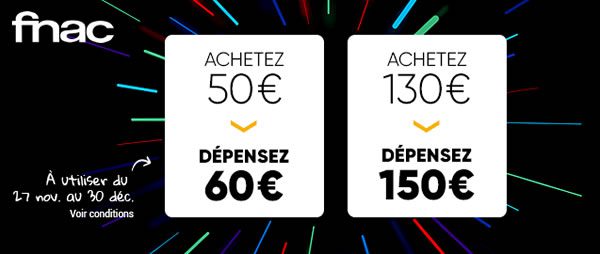 Sur Fnac.com : Cartes cadeaux à prix réduit Sur Fnac.com : Cartes cadeaux à prix réduit