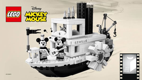 LEGO IDEAS 21317 Steamboat Willie LEGO IDEAS 21317 Steamboat Willie
