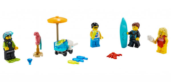40344 lego city summer party character pack 2019 2