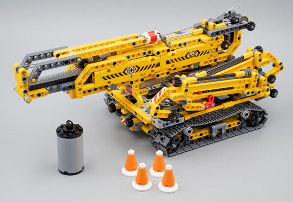 La grue et les engins de construction Lego