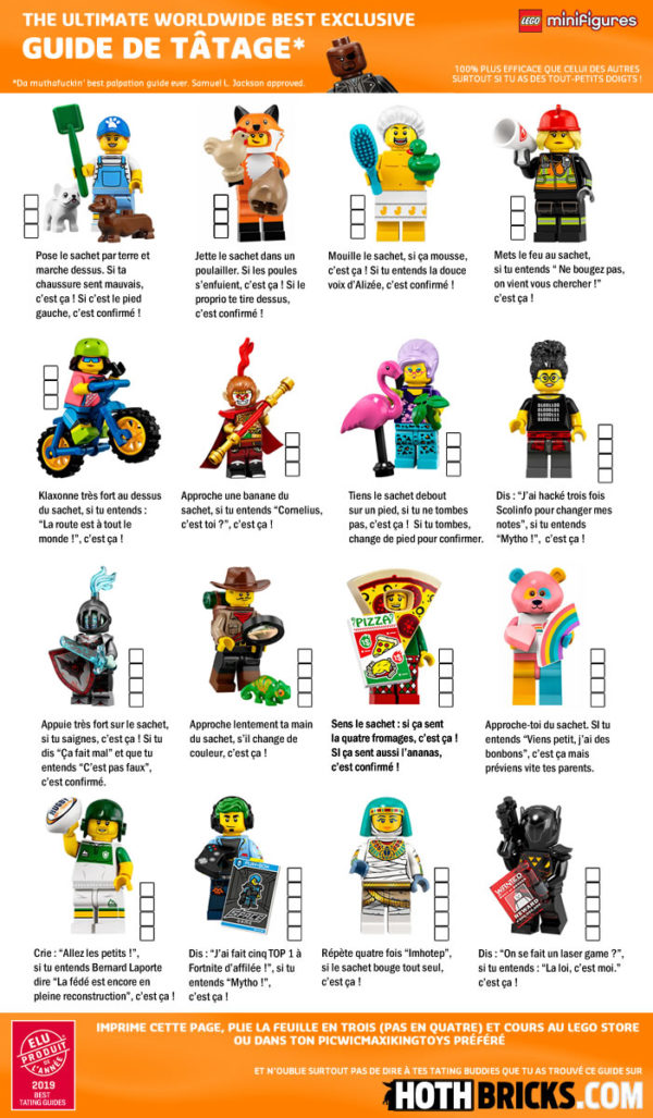 71025 lego collectible minifigures series 19 tating fucking guide