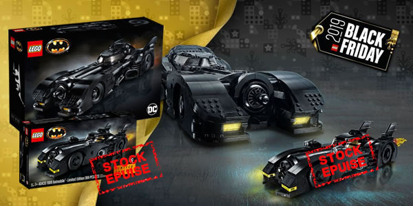 Black Friday 2019 chez LEGO : le set 76139 1989 Batmobile est disponible Black Friday 2019 chez LEGO : le set 76139 1989 Batmobile est disponible